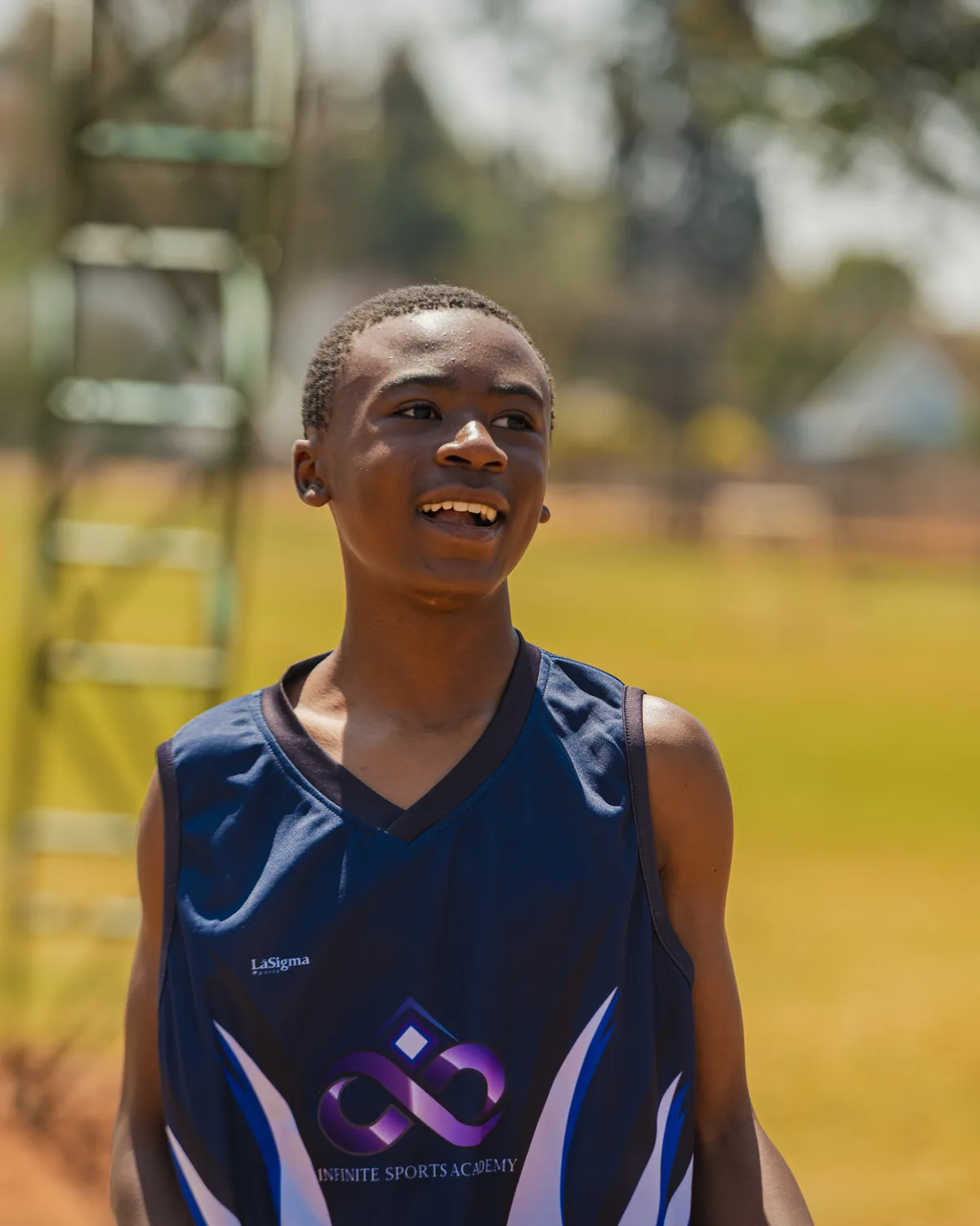 Smiling young athletes at Infinite Sports Academy